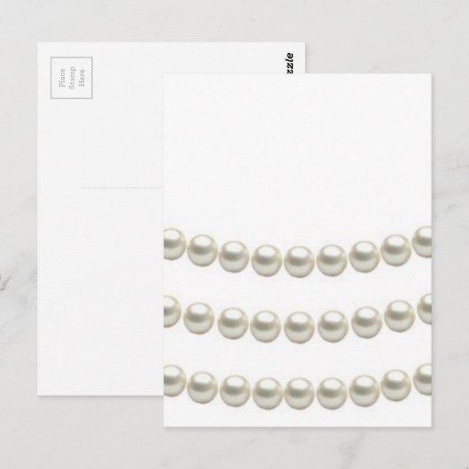 クラシック真珠 ポストカード (正面/裏面)