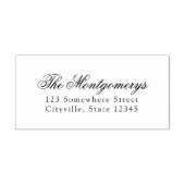 クラシック硬化性差出人住所 ラバースタンプ (インプリント)