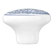 クラシック磁器ブルーとホワイトレース セラミックノブ (側面)