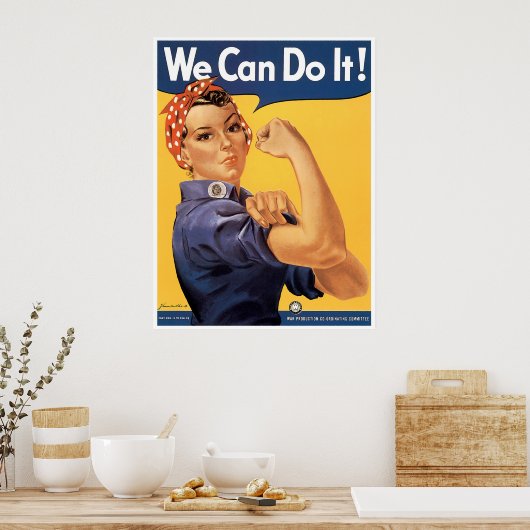 クラシック私たちはそれを行うことができる ポスター (キッチン)