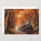 クラシック秋季列車 招待状 (正面/裏面)