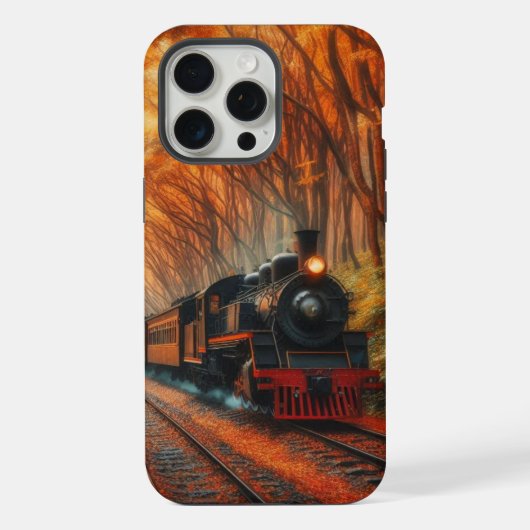 クラシック秋季列車 iPhoneケース (裏面)
