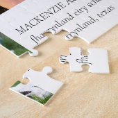 クラシック科 |白黒ブラシ2写真 ジグソーパズル (側面)