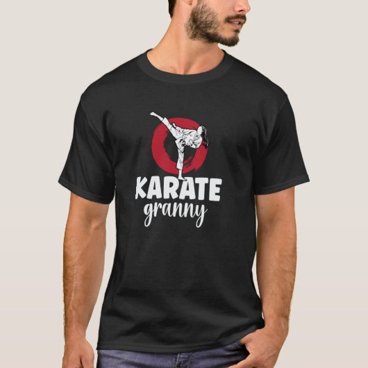 クラシック空手ばあちゃん感謝の気持ち 空手おばあちゃんG Tシャツ (正面)