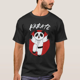 クラシック空手パンダ Tシャツ
