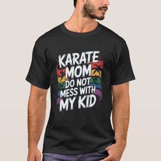 クラシック空手ママ母の日 6 Tシャツ (正面)