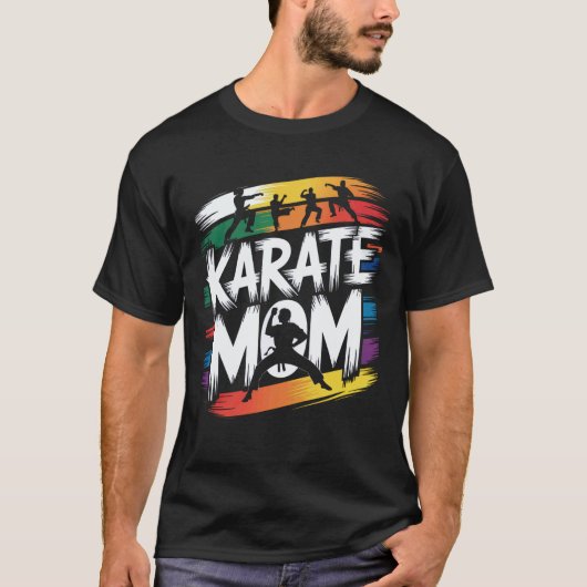 クラシック空手ママ母の日 8 Tシャツ (正面)