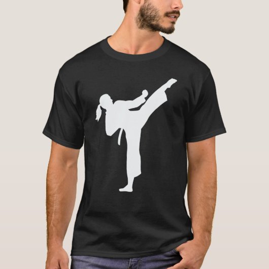 クラシック空手女子 Tシャツ (正面)