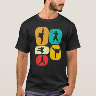 クラシック空手 ヴィンテージ レトロ 武道 コーチ フィ Tシャツ