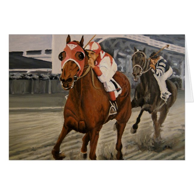 クラシック競馬でオーナーを魅了する美しい馬 (正面横)