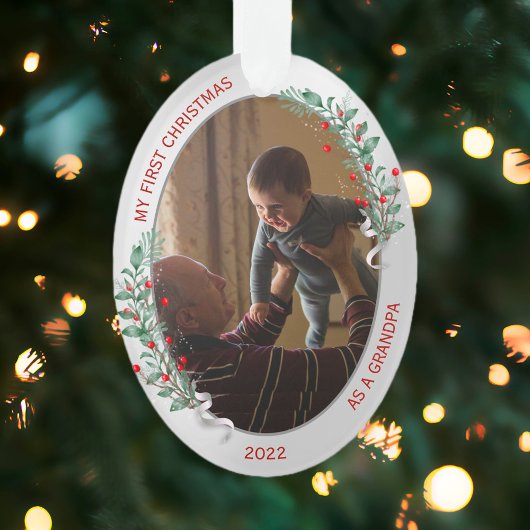 クラシック第生まれたばかりの1回クリスマスおじいちゃん オーナメント