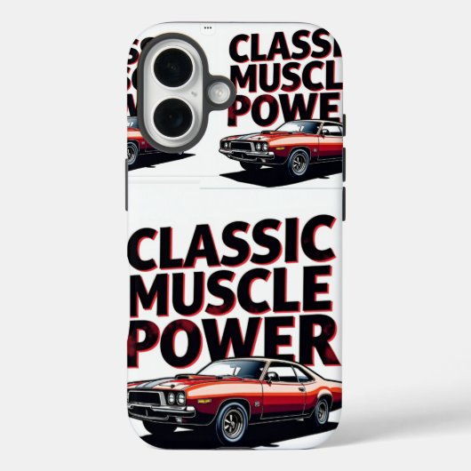 クラシック筋力 Case-Mate iPhoneケース (裏面)