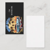 クラシック筋車の修復 名刺 (正面/裏面)