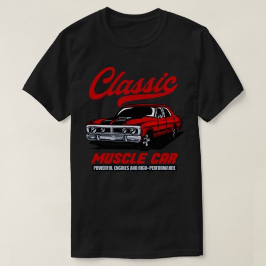 クラシック筋車 Tシャツ (デザイン正面)