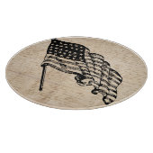 クラシック米国国旗 カッティングボード (角)