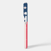 クラシック米国旗グランジ Case-Mate iPhoneケース (裏面 / 左)