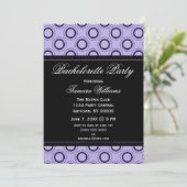 クラシック精製バチェロレッテ招待状 招待状 (スタンド正面)
