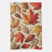 クラシック紅葉 キッチンタオル (縦)