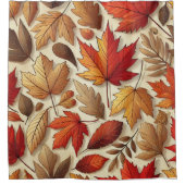 クラシック紅葉 シャワーカーテン (正面)