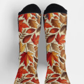 クラシック紅葉 ソックス (上部)