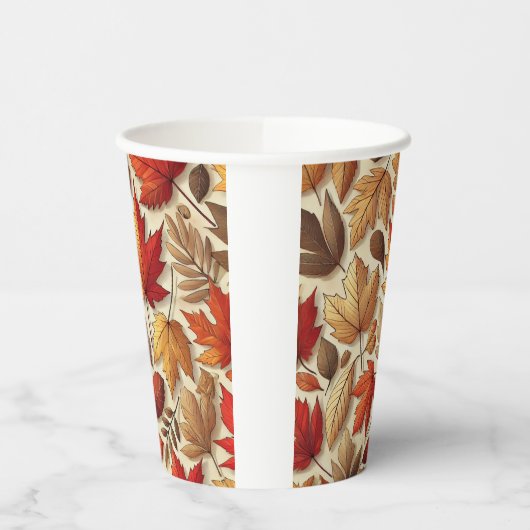 クラシック紅葉 紙コップ (左)