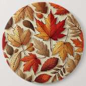 クラシック紅葉 缶バッジ (正面)