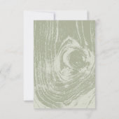 クラシック素朴モダン木目春の結婚式 出欠カード (裏面)