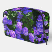 クラシック紫色のリアルあじさいトイレタリーバッグ ドップキット (右コーナー)