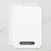 クラシック結婚したChristmas Photo Cards シーズンカード (裏面)