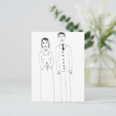 クラシック結婚の ポストカード (スタンド正面)