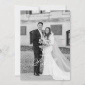 クラシック結婚サンキューカード サンキューカード (正面)