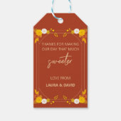 クラシック結婚テーマ ギフトタグ (正面)