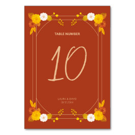 クラシック結婚テーマ テーブルナンバー