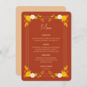 クラシック結婚テーマ メニュー (正面/裏面)