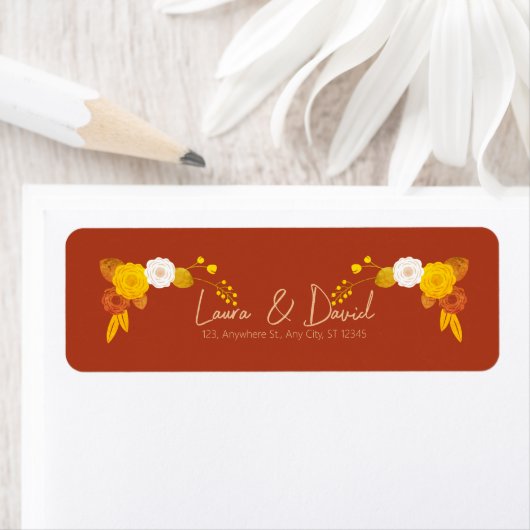 クラシック結婚テーマ ラベル (インサイチュ)