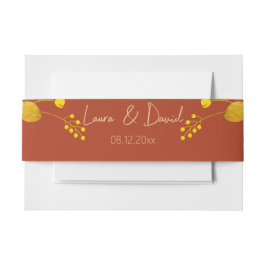 クラシック結婚テーマ 招待状ベリーバンド