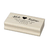 クラシック結婚ハート差出人住所 ラバースタンプ (スタンプ)