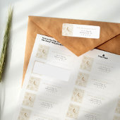 クラシック結婚ビクトリアン差出人住所ラベル ラベル