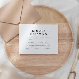 クラシック結婚モダンクラシックミニマルs 出欠カード