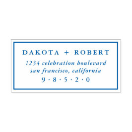 クラシック結婚差出人住所 セルフインキングスタンプ