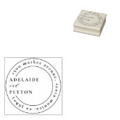 クラシック結婚差出人住所 ラバースタンプ (押印)