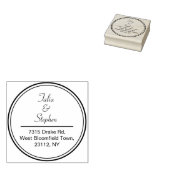 クラシック結婚差出人住所 ラバースタンプ (押印)