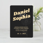 クラシック結婚式招待状 招待状 (スタンド正面)