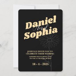 クラシック結婚式招待状 招待状