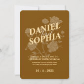 クラシック結婚式招待状 招待状 (正面)