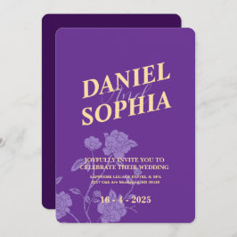 クラシック結婚式招待状 招待状