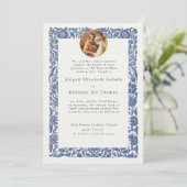 クラシック結婚式招待状 招待状 (スタンド正面)