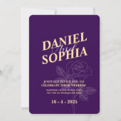 クラシック結婚式招待状 招待状 (正面)