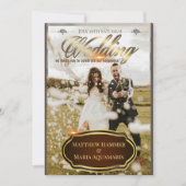 クラシック結婚式招待状 招待状 (正面)