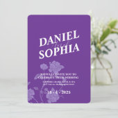 クラシック結婚式招待状 招待状 (スタンド正面)